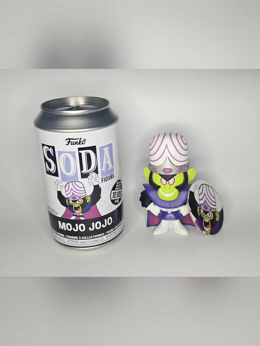 Funko Soda Cartoon Network Powerpuff Girls Mojo Jojo Figure Collectible Can/Pog